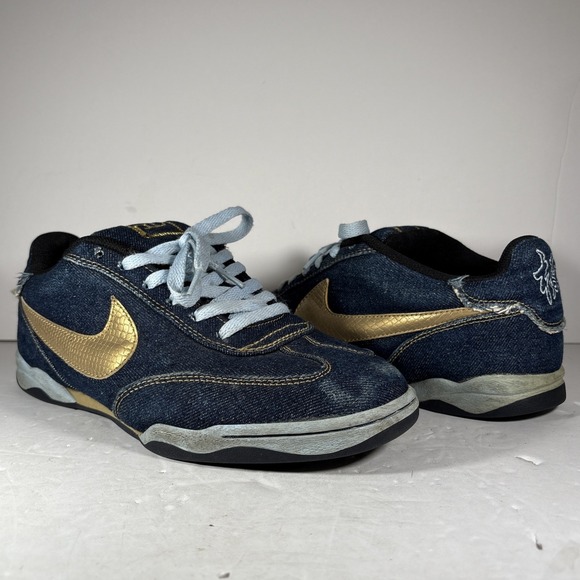Size 10 Nike SB Air Zoom FC Denim Sneakers Shoes 308173-472